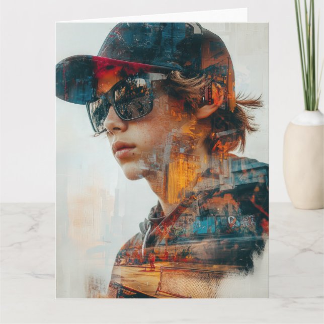 Urban Vibe Birthday Card (Front)