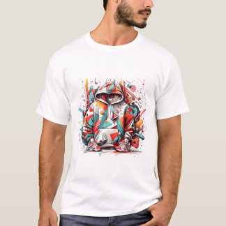 Urban Vibes, Festive Streetwear Fusion T-Shirt