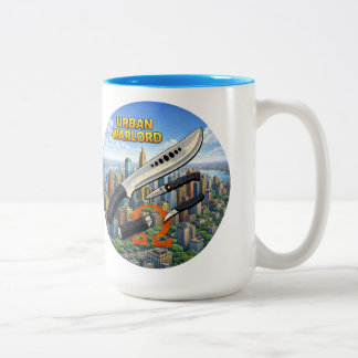 Urban Warlord (Circular) Two-Tone Coffee Mug