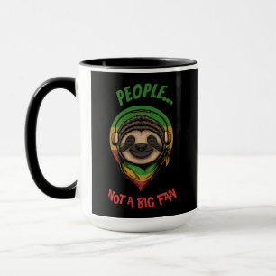 Urban Warrior Music Sloth People Not a big fan   Mug
