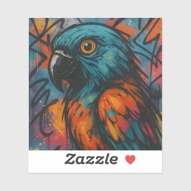 Urban Wingbeat - Square Vinyl Sticker (Sheet)