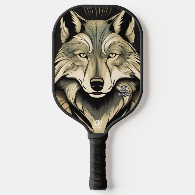 Urban Wolf Personalised Pickleball Paddle (Front)