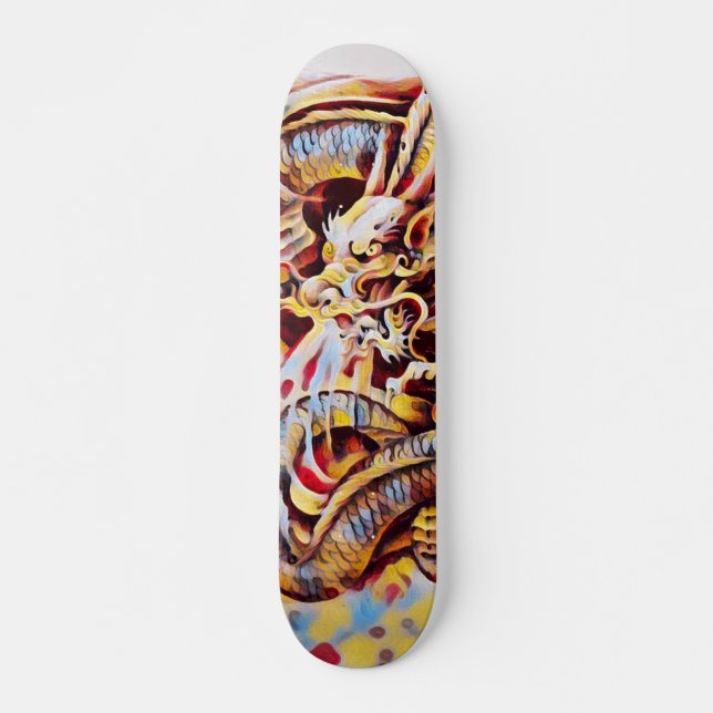Urban Yakuza Dragon Graffiti Element Pro Board Skateboard (Front)