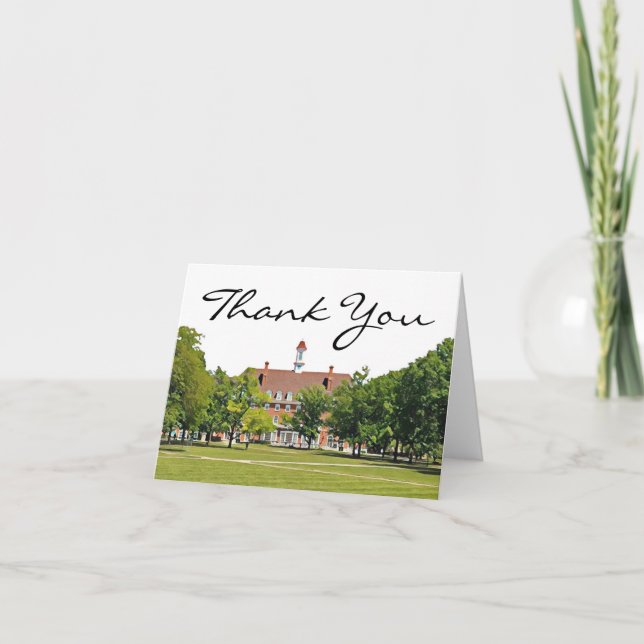Urbana Champaign Illinois Thank You Card (Front)