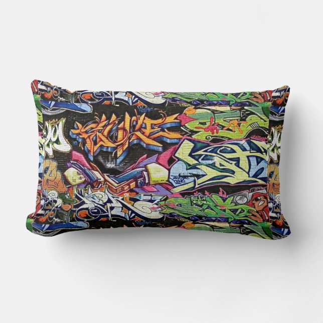UrbanIte Graffiti throw pillow (Front)