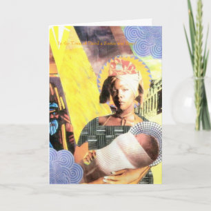 UrbanMadonna, In the Town of David a Saviour was.. Holiday Card