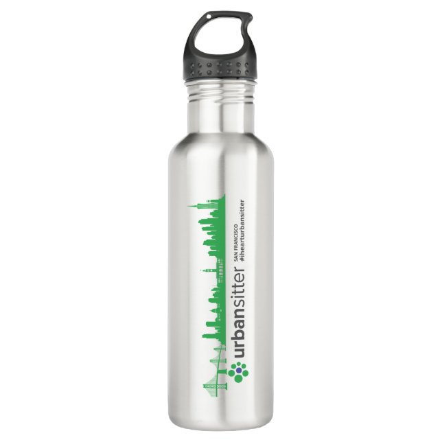 UrbanSitter SF (24 oz), Stainless Steel 710 Ml Water Bottle (Front)