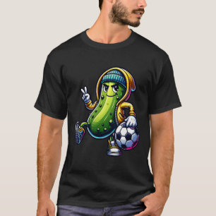 Urbyn Pickle Soccer Player Cool Cartoon Vibes T-Shirt