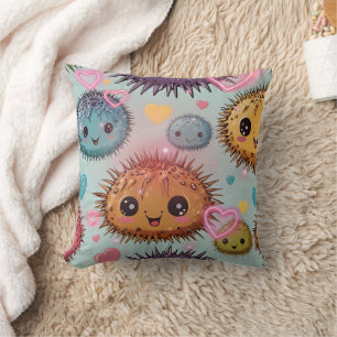 Urchin Heart Print  Cushion