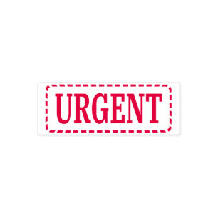 Urgent Simple Framed Office Self-inking Stamp