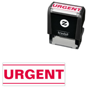 Urgent Text Template Self-inking Stamp