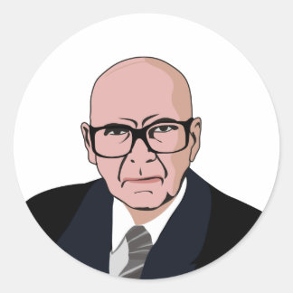 Urho Kaleva Kekkonen Classic Round Sticker