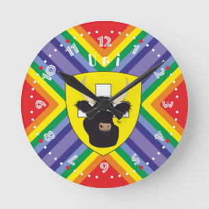 Uri Schweiz Suisse Svizzera Svizra Round Clock