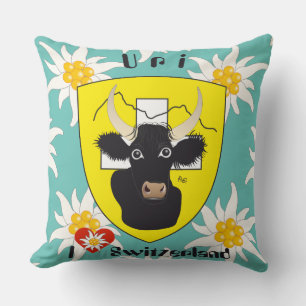 Uri Schweiz Suisse Svizzera Svizra Switzerland Cushion