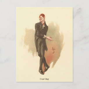 Uriah Heep by Kyd from Dickens' David Copperfield Postcard