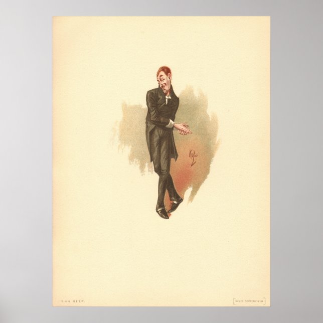 Uriah Heep by Kyd from Dickens' David Copperfield Poster (Front)