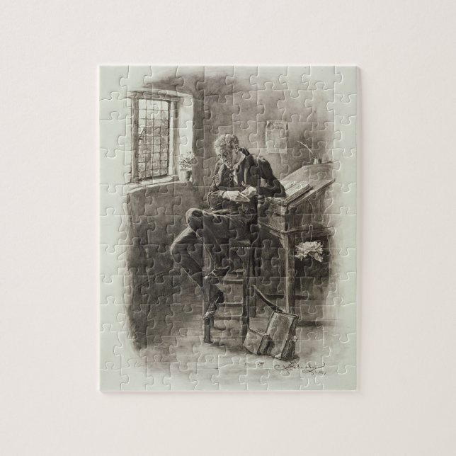 Uriah Heep, from 'Charles Dickens: A Gossip about Jigsaw Puzzle (Vertical)