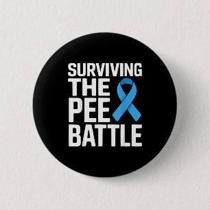 Urinary tract infection disease disability uti 6 cm round badge