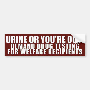 Urine or You're Out! Bumper Sticker