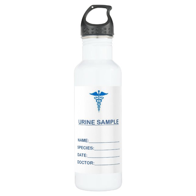 Urine Sample 710 Ml Water Bottle (Front)