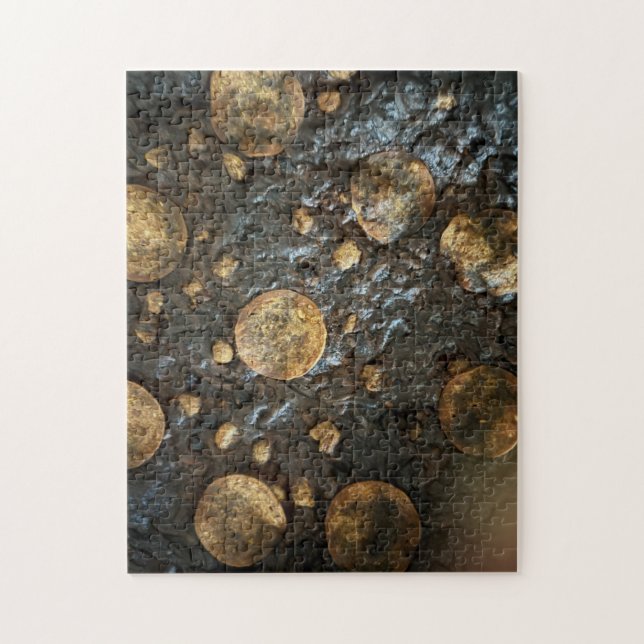urnt Pepperoni Pizza with Charred Crust Jigsaw Puzzle (Vertical)