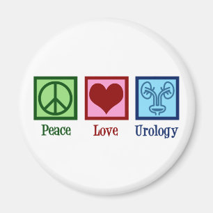 Urologist Peace Love Urology Magnet