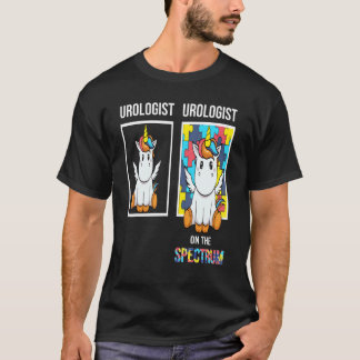 Urologist People With Autism Puzzle Unicorn Neurod T-Shirt