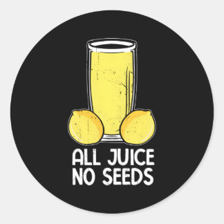 Urologist Vasectomy All Juice No Seeds Classic Round Sticker