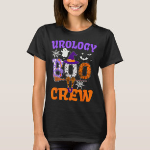 Urology Boo Crew Spooky Ghost Funny Halloween T-Shirt