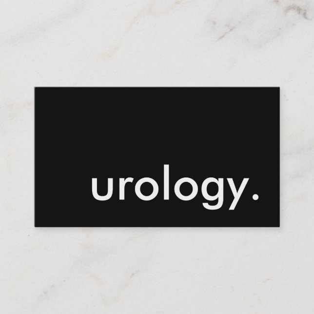 urology. business card (Front)