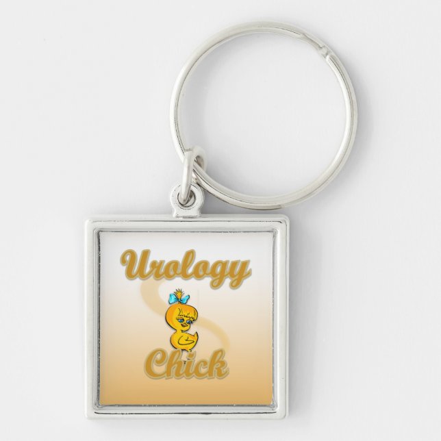 Urology Chick Key Ring (Front)