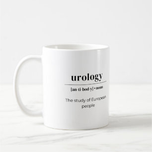 Urology Dictionary Definition Study Of European Coffee Mug
