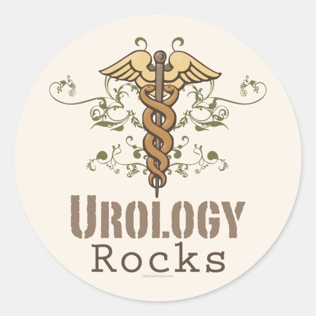 Urology Rocks Urologist Stickers (Front)