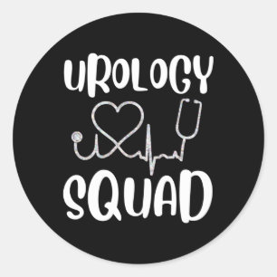 Urology Squad Urologist Nurse Doctor Classic Round Sticker