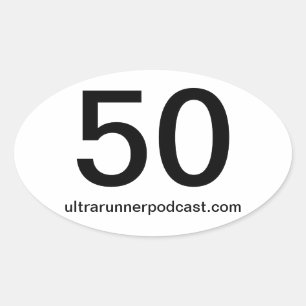URP oval 50 sticker