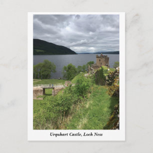 Urquhart Castle on Loch Ness, Highlands Scotland Postcard