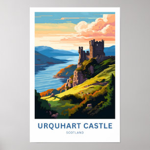 Urquhart Castle Scotland Travel Print