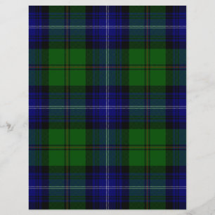 Urquhart tartan blue green plaid