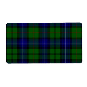 Urquhart tartan blue green plaid