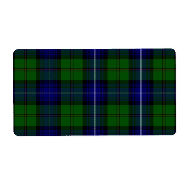 Urquhart tartan blue green plaid (Front)