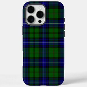 Urquhart tartan blue green plaid iPhone 16 pro max case