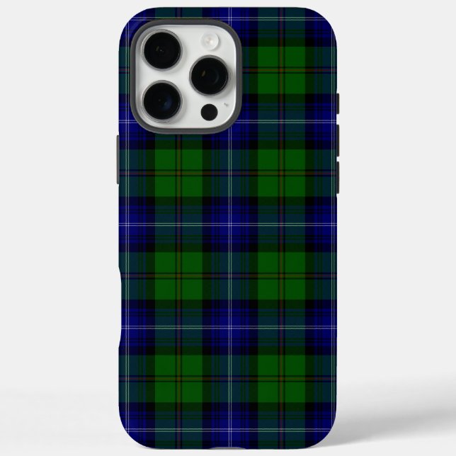 Urquhart tartan blue green plaid Case-Mate iPhone case (Back)