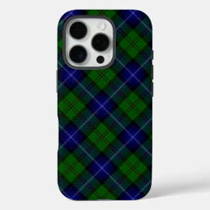 Urquhart tartan blue green plaid iPhone 16 pro case