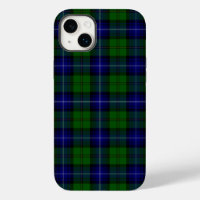 Urquhart tartan blue green plaid