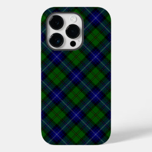 Urquhart tartan blue green plaid Case-Mate iPhone 14 pro case