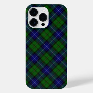 Urquhart tartan blue green plaid iPhone 14 pro max case