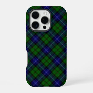 Urquhart tartan blue green plaid iPhone 16 pro case