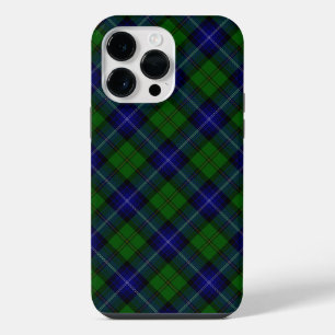 Urquhart tartan blue green plaid iPhone 14 pro max case