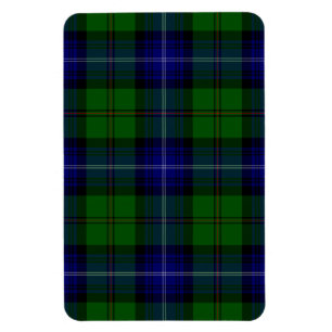 Urquhart tartan blue green plaid magnet