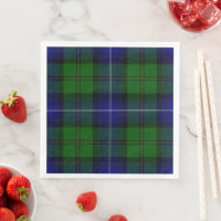 Urquhart tartan blue green plaid